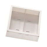 Wall Mounted Showcase Blind Box Figures Display Case Handicraft Storage Display Rack Dust Proof Doll Toy Storage Box White