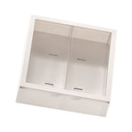 Wall Mounted Showcase Blind Box Figures Display Case Handicraft Storage Display Rack Dust Proof Doll Toy Storage Box White