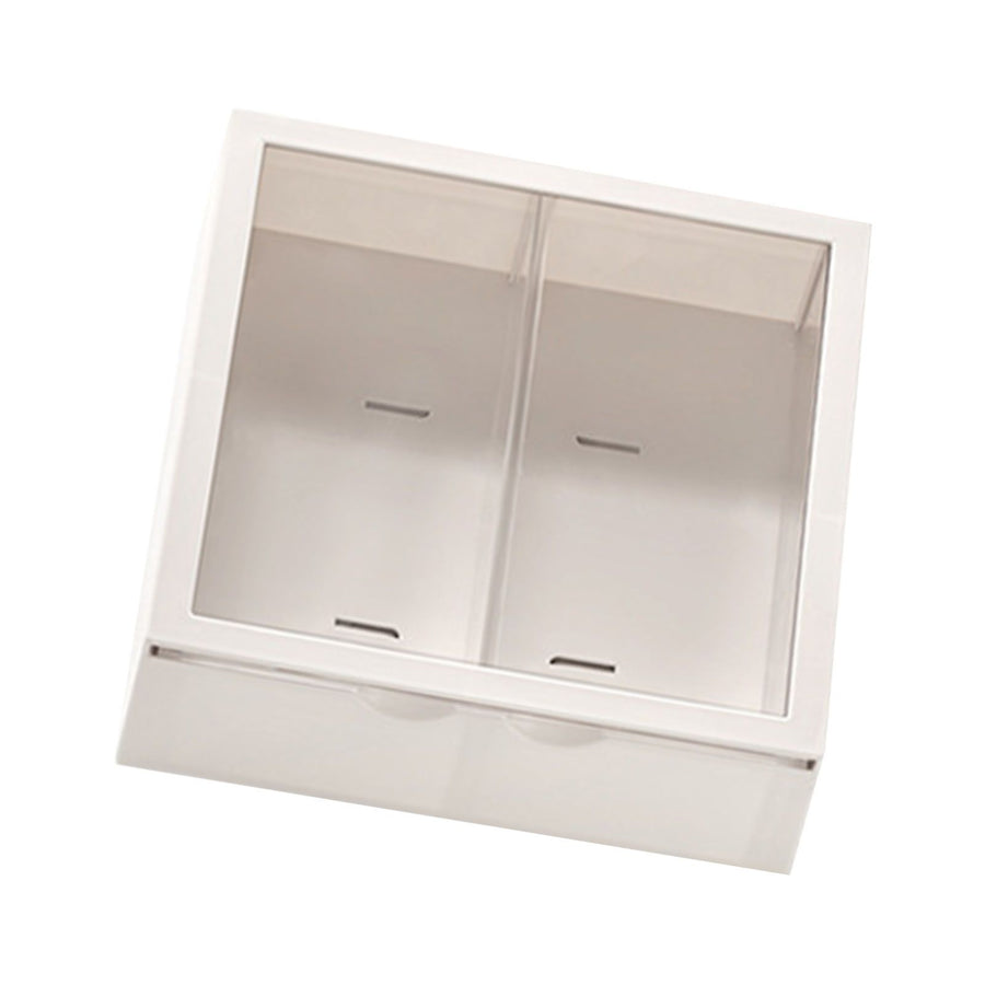 Wall Mounted Showcase Blind Box Figures Display Case Handicraft Storage Display Rack Dust Proof Doll Toy Storage Box White
