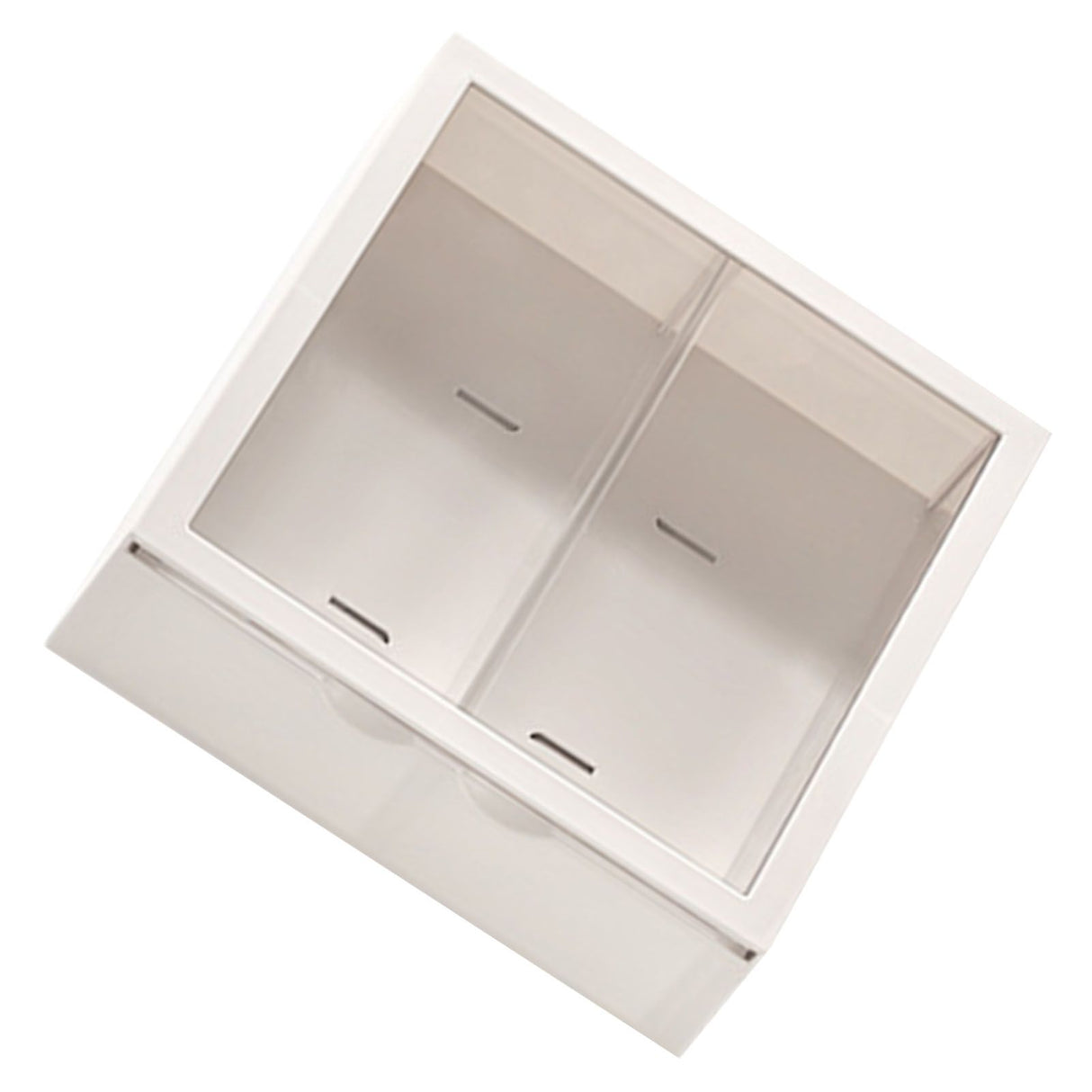 Wall Mounted Showcase Blind Box Figures Display Case Handicraft Storage Display Rack Dust Proof Doll Toy Storage Box White