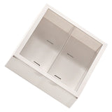 Wall Mounted Showcase Blind Box Figures Display Case Handicraft Storage Display Rack Dust Proof Doll Toy Storage Box White