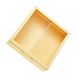 Wall Mounted Showcase Blind Box Figures Display Case Handicraft Storage Display Rack Dust Proof Doll Toy Storage Box Creamy Yellow