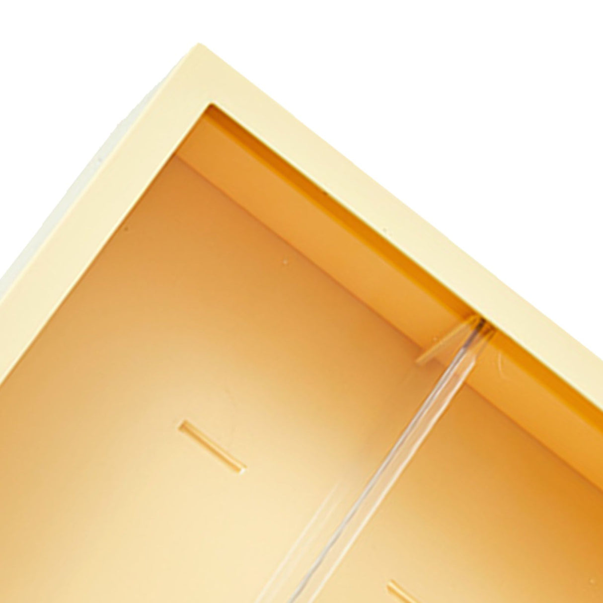 Wall Mounted Showcase Blind Box Figures Display Case Handicraft Storage Display Rack Dust Proof Doll Toy Storage Box Creamy Yellow