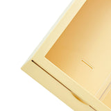 Wall Mounted Showcase Blind Box Figures Display Case Handicraft Storage Display Rack Dust Proof Doll Toy Storage Box Creamy Yellow