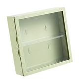 Wall Mounted Showcase Blind Box Figures Display Case Handicraft Storage Display Rack Dust Proof Doll Toy Storage Box Avocado Green