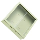 Wall Mounted Showcase Blind Box Figures Display Case Handicraft Storage Display Rack Dust Proof Doll Toy Storage Box Avocado Green - Top-Down View
