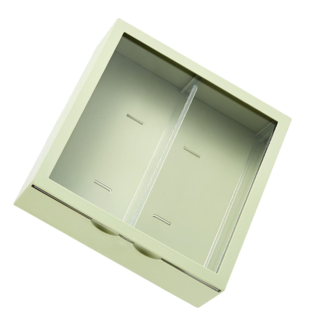 Wall Mounted Showcase Blind Box Figures Display Case Handicraft Storage Display Rack Dust Proof Doll Toy Storage Box Avocado Green