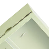 Wall Mounted Showcase Blind Box Figures Display Case Handicraft Storage Display Rack Dust Proof Doll Toy Storage Box Avocado Green