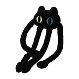 Long Legged Octopus Doll Long Legs and Feet Fine Stitching Plush Long Legs Toy for Men Women Black Cat