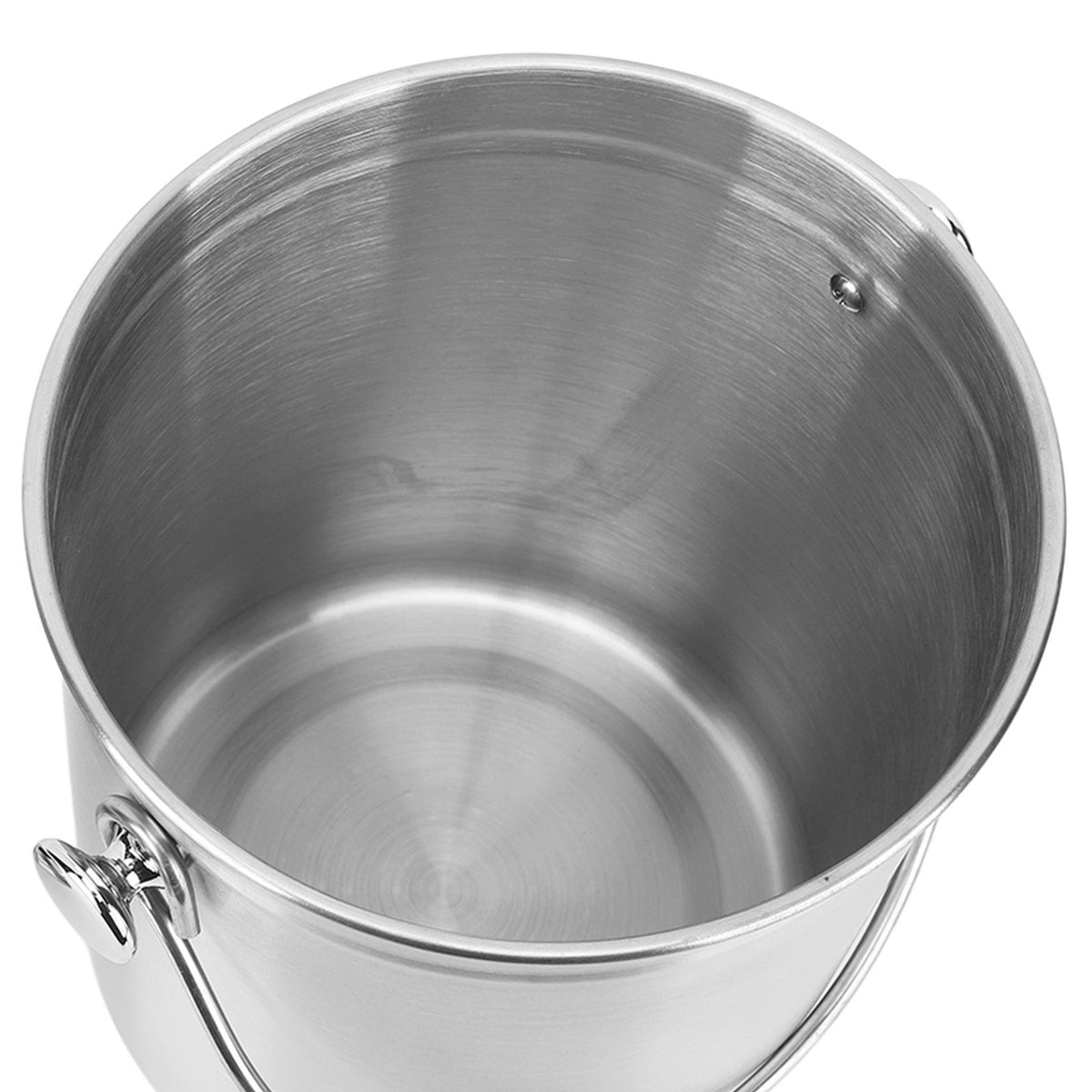Countertop Compost Bin Round Stainless Steel Remove Odors Composting Bin with Carbon Filters for Kitchen Countertop