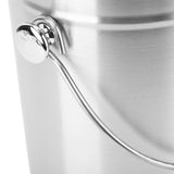 Countertop Compost Bin Round Stainless Steel Remove Odors Composting Bin with Carbon Filters for Kitchen Countertop