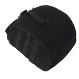 Outdoor Helmet Bag Nylon Waterproof Motorcycle Bike Bicycle Helmet Bag for Camping Hiking Black