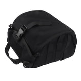 Outdoor Helmet Bag Nylon Waterproof Motorcycle Bike Bicycle Helmet Bag for Camping Hiking Black