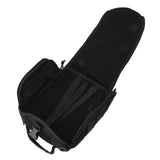 Outdoor Helmet Bag Nylon Waterproof Motorcycle Bike Bicycle Helmet Bag for Camping Hiking Black - Close-Up Angle