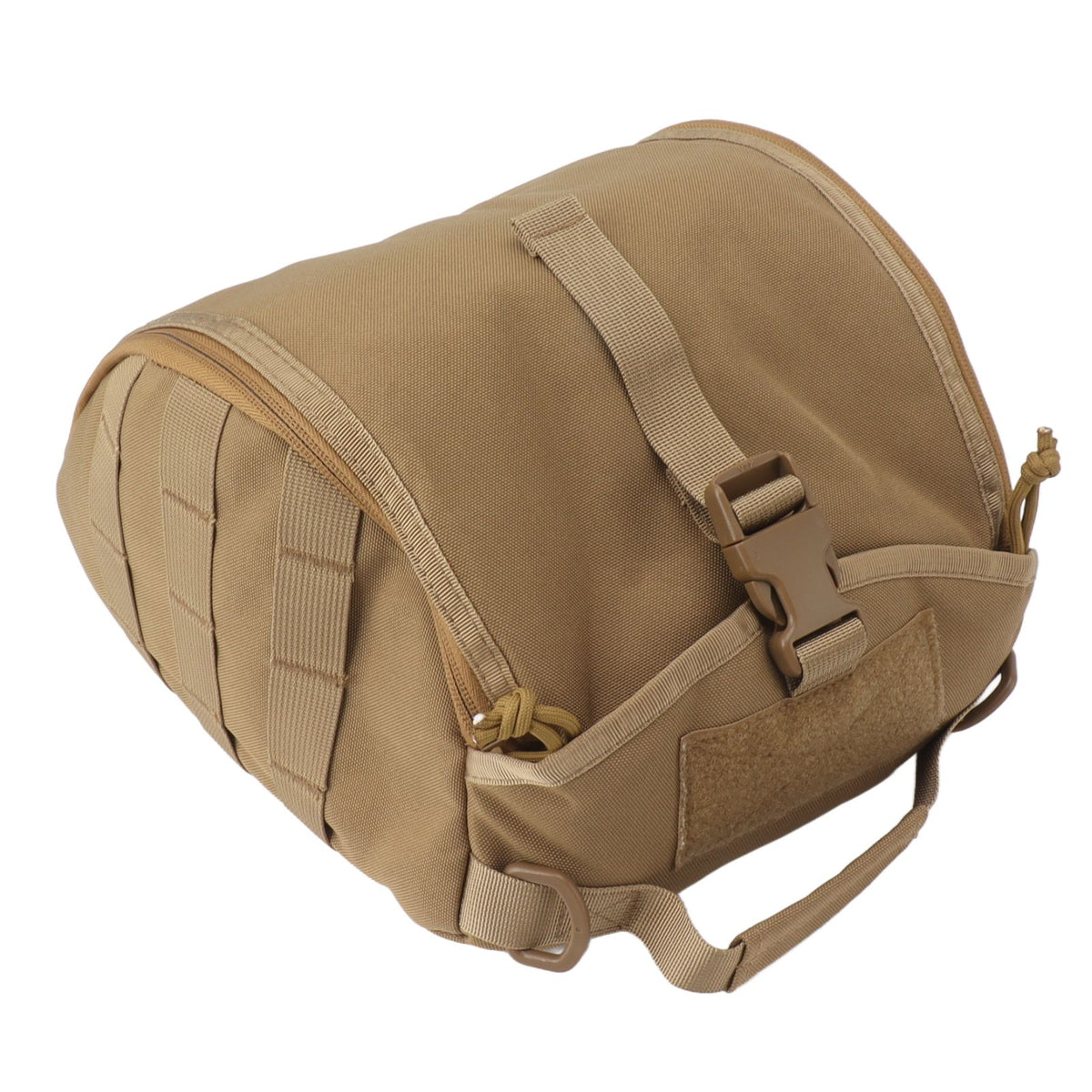 Outdoor Helmet Bag Nylon Waterproof Motorcycle Bike Bicycle Helmet Bag for Camping Hiking Khaki