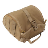 Outdoor Helmet Bag Nylon Waterproof Motorcycle Bike Bicycle Helmet Bag for Camping Hiking Khaki
