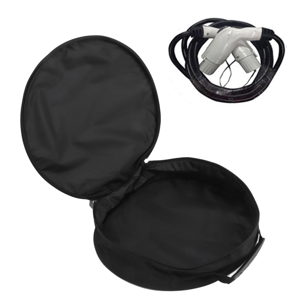 Cable Bag Waterproof Flame Retardant Heavy Duty Cable Management Storage Bag with Sturdy Carrying Handle Round