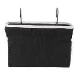 Bedside Storage Basket Hook Hanging Canvas Bag Rail Organization Shelf for Dormitory Office Living Room - 45-Degree Angle