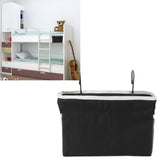 Bedside Storage Basket Hook Hanging Canvas Bag Rail Organization Shelf for Dormitory Office Living Room