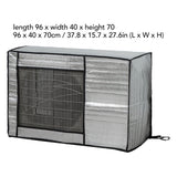 Outside Air Conditioner Cover Waterproof Dustproof Sunscreen AC Unit Cover for Home Hotel Office Building 3P