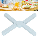 Silicone Trivet Thickened Foldable Heat Resistant Anti Slip Space Saving Collapsible Trivet for Home Kitchen Cooking Blue