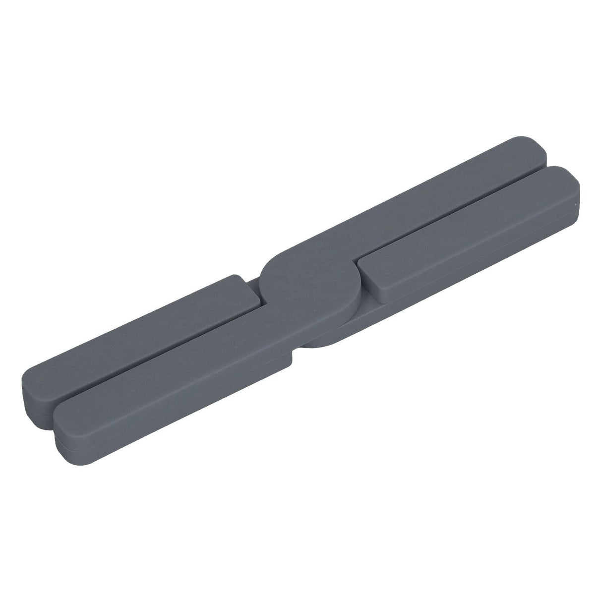 Silicone Trivet Thickened Foldable Heat Resistant Anti Slip Space Saving Collapsible Trivet for Home Kitchen Cooking Dark Gray