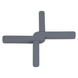 Silicone Trivet Thickened Foldable Heat Resistant Anti Slip Space Saving Collapsible Trivet for Home Kitchen Cooking Dark Gray