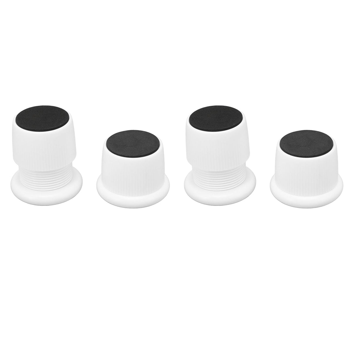 4Pcs Height Adjustable Furniture Riser Wear Resistant Non Slip Furniture Pads for Coffee Machine Sofa White