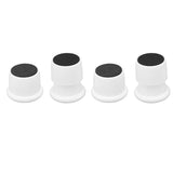 4Pcs Height Adjustable Furniture Riser Wear Resistant Non Slip Furniture Pads for Coffee Machine Sofa White