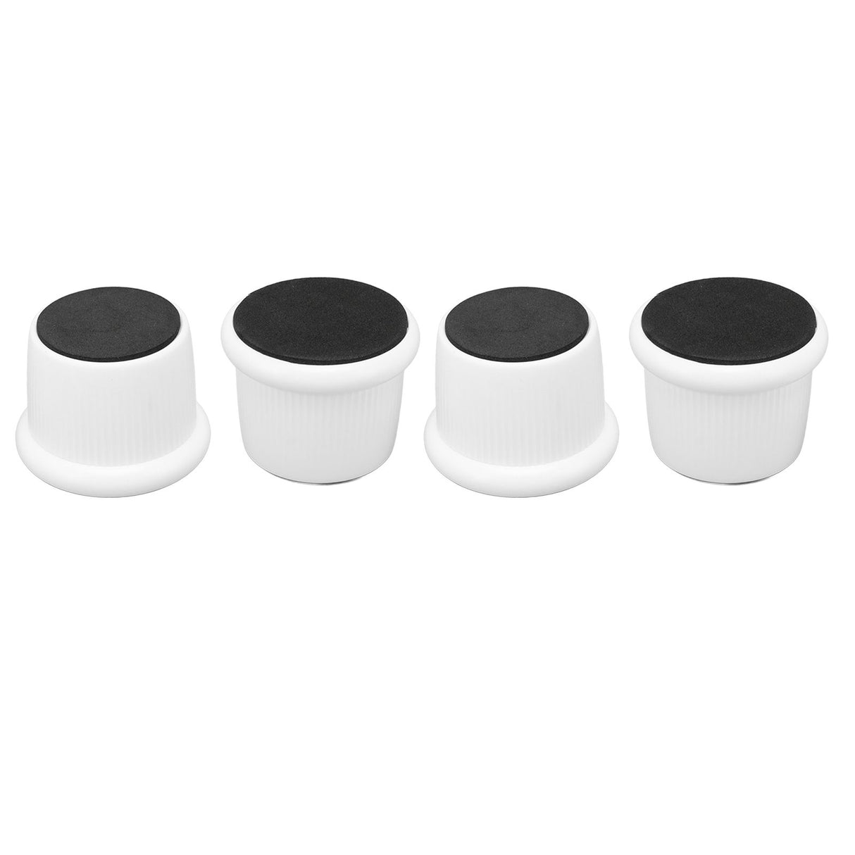 4Pcs Height Adjustable Furniture Riser Wear Resistant Non Slip Furniture Pads for Coffee Machine Sofa White
