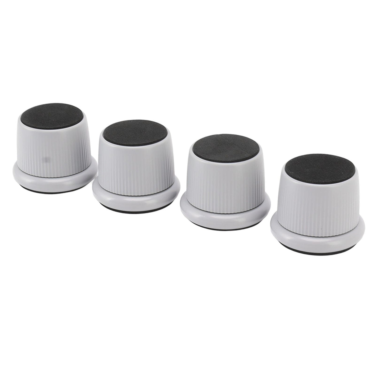 4Pcs Height Adjustable Furniture Riser Wear Resistant Non Slip Furniture Pads for Coffee Machine Sofa Grey