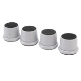 4Pcs Height Adjustable Furniture Riser Wear Resistant Non Slip Furniture Pads for Coffee Machine Sofa Grey