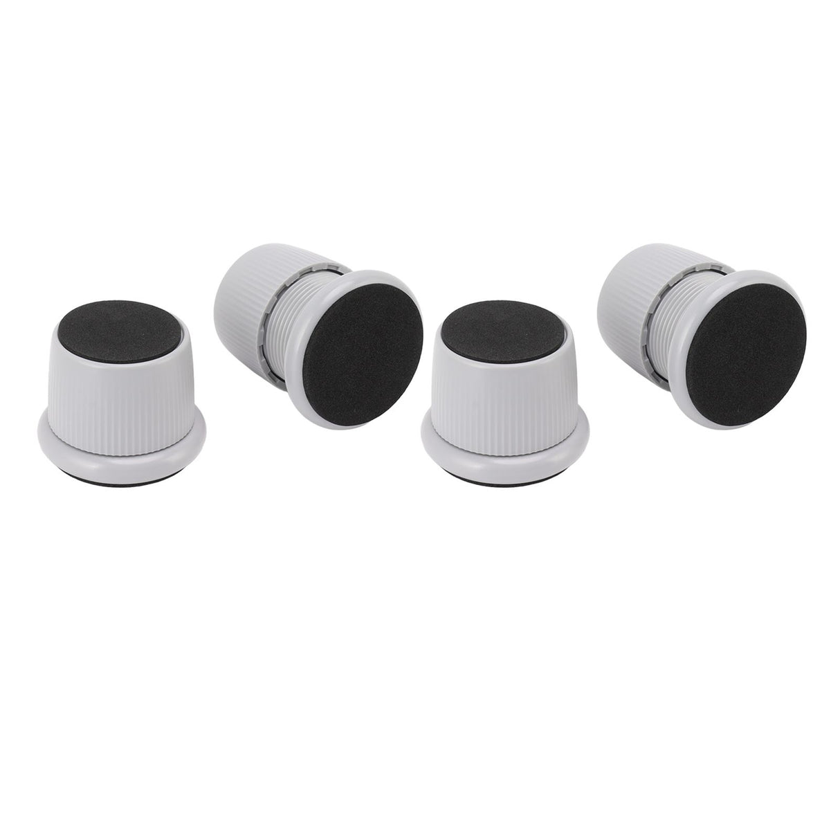 4Pcs Height Adjustable Furniture Riser Wear Resistant Non Slip Furniture Pads for Coffee Machine Sofa Grey