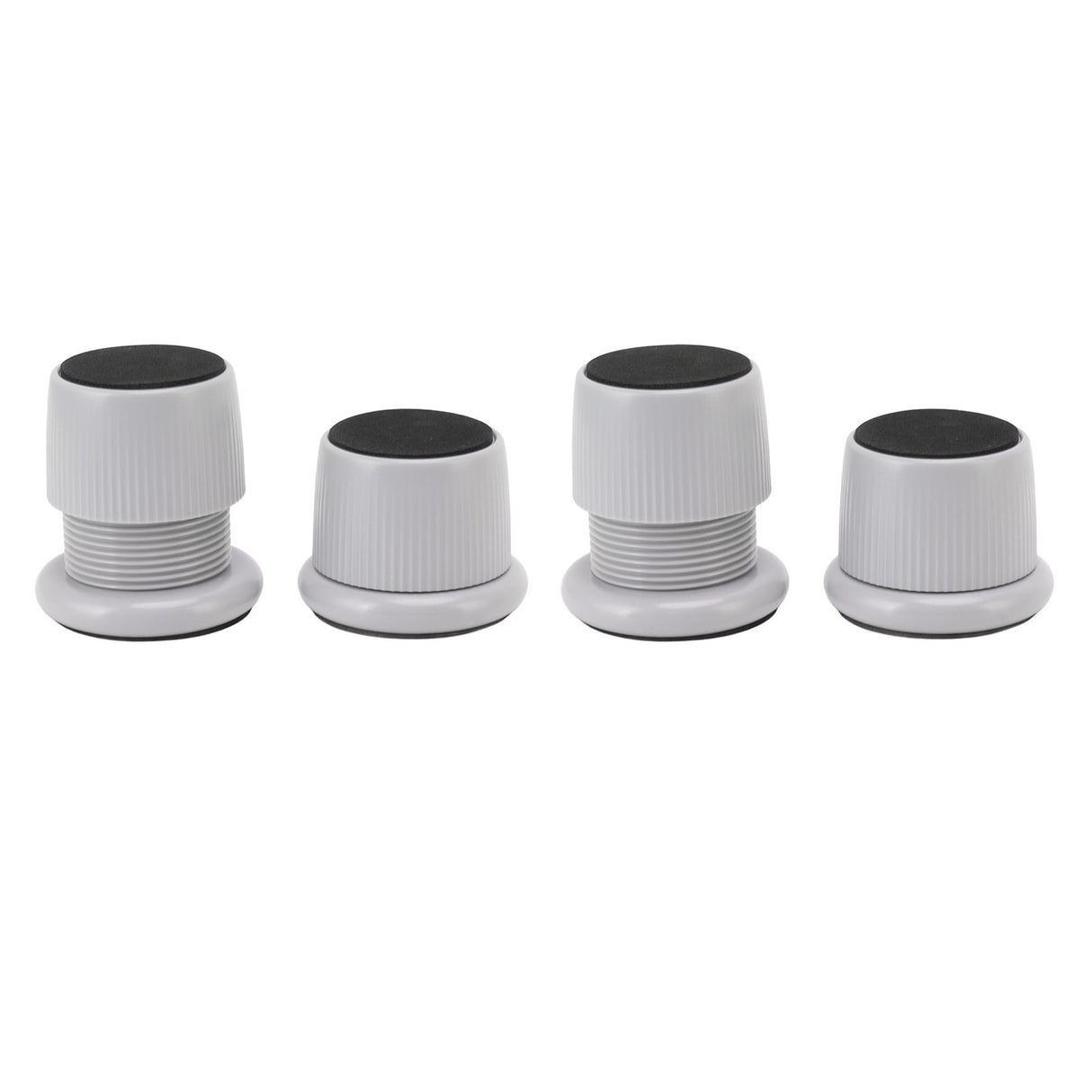4Pcs Height Adjustable Furniture Riser Wear Resistant Non Slip Furniture Pads for Coffee Machine Sofa Grey