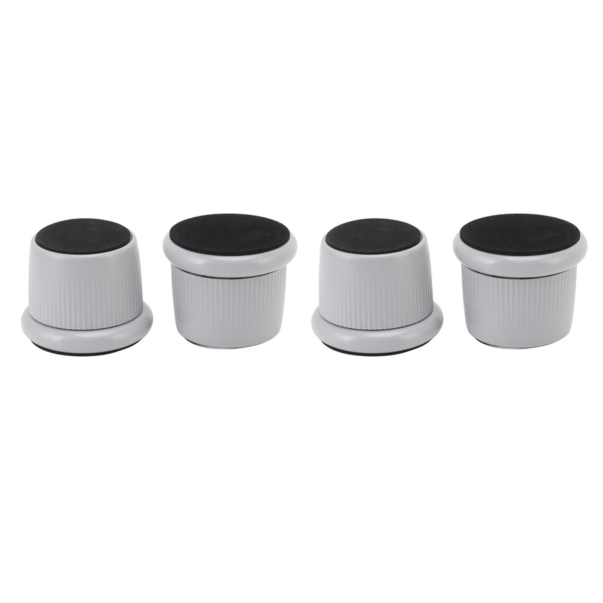 4Pcs Height Adjustable Furniture Riser Wear Resistant Non Slip Furniture Pads for Coffee Machine Sofa Grey