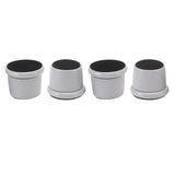 4Pcs Height Adjustable Furniture Riser Wear Resistant Non Slip Furniture Pads for Coffee Machine Sofa Grey - Extra Image