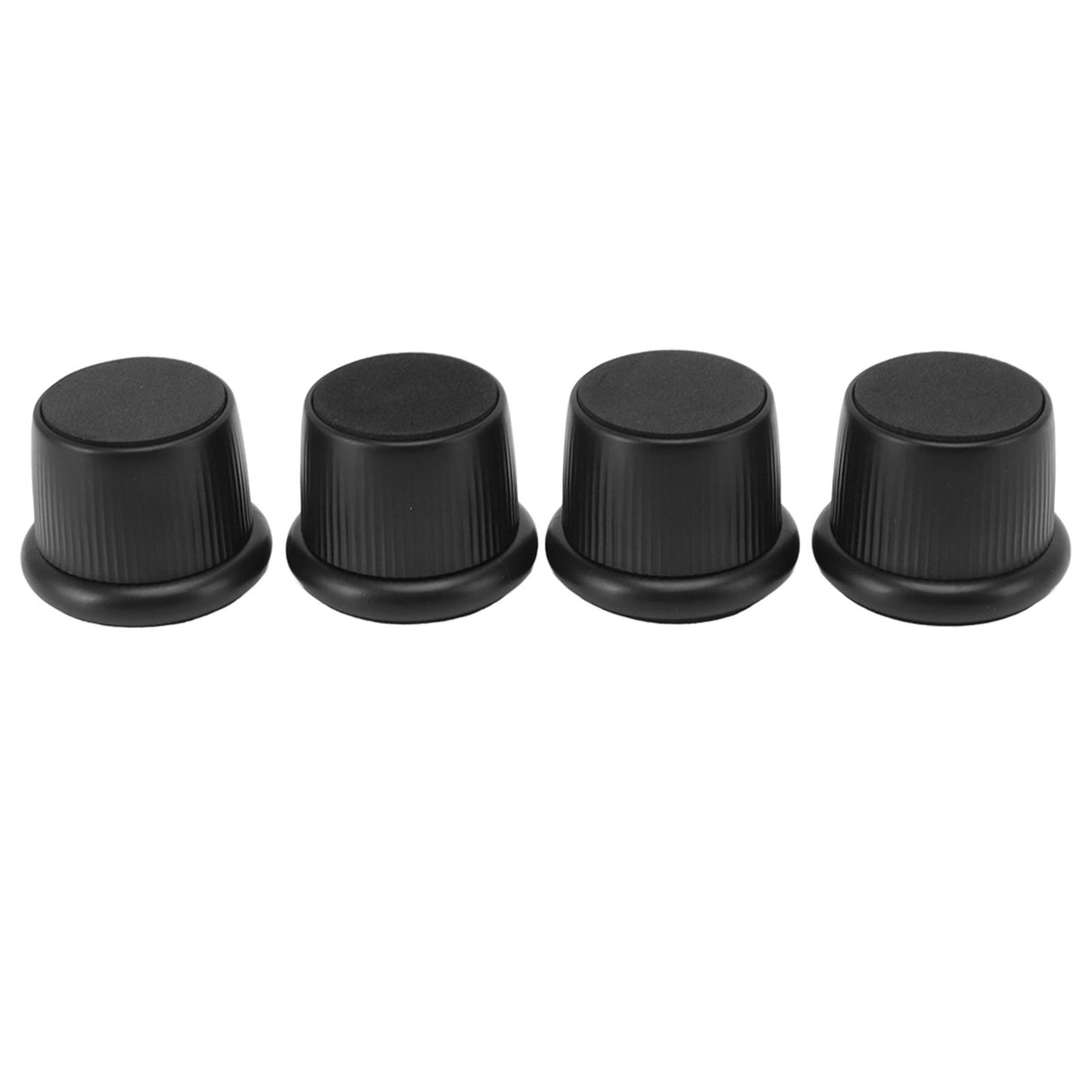 4Pcs Height Adjustable Furniture Riser Wear Resistant Non Slip Furniture Pads for Coffee Machine Sofa Black