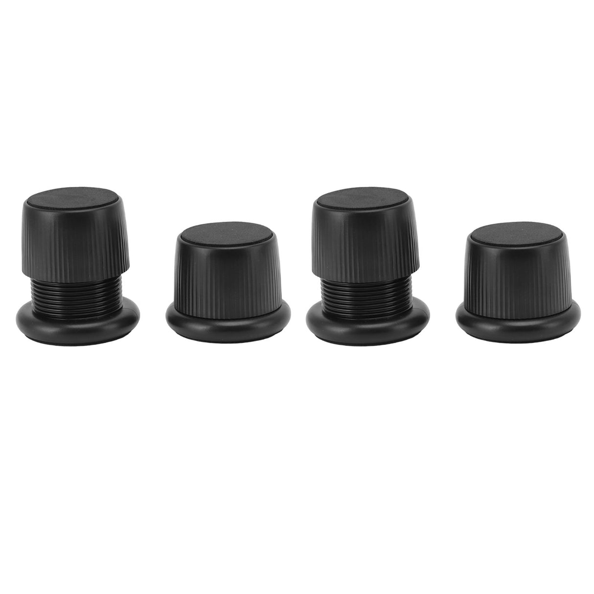 4Pcs Height Adjustable Furniture Riser Wear Resistant Non Slip Furniture Pads for Coffee Machine Sofa Black