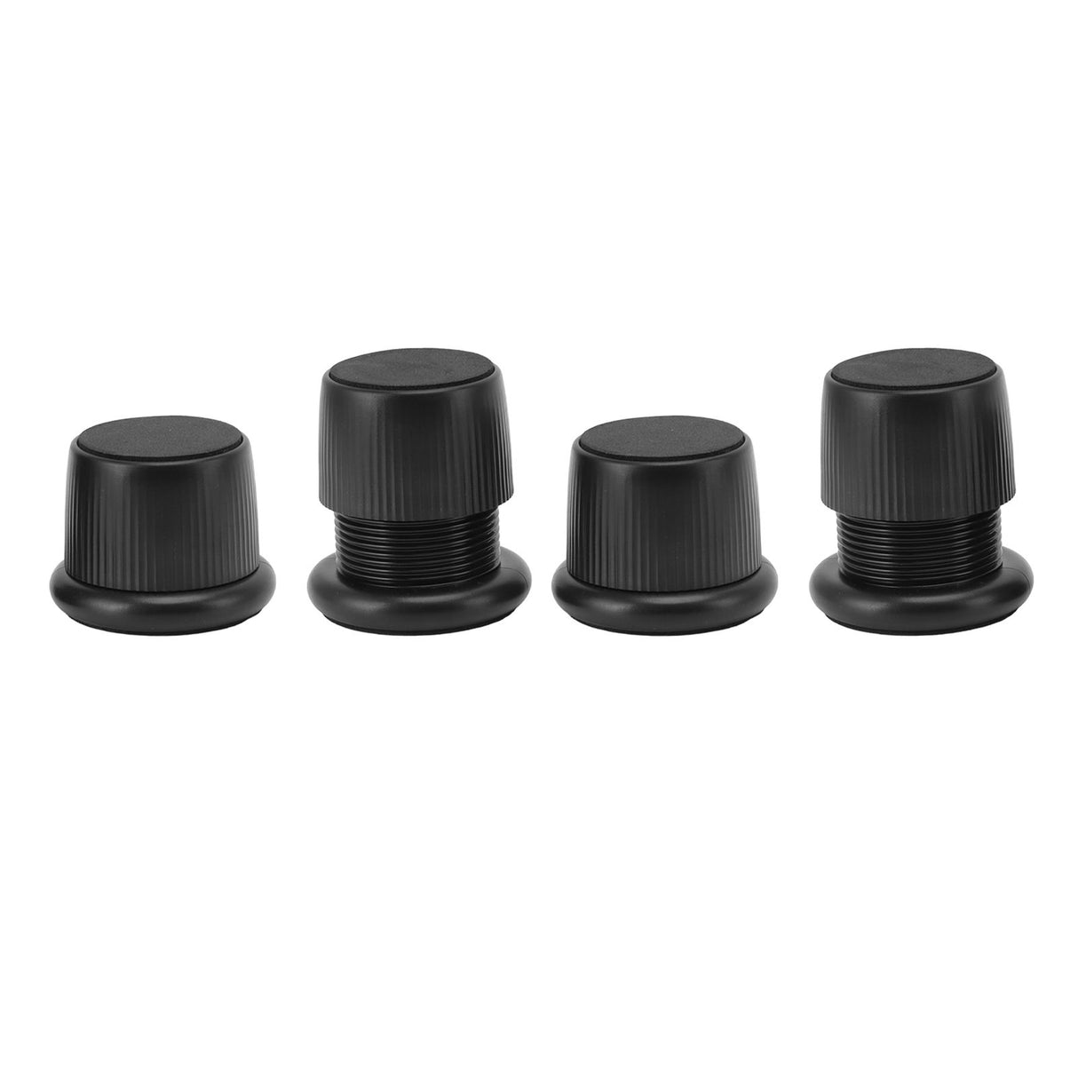 4Pcs Height Adjustable Furniture Riser Wear Resistant Non Slip Furniture Pads for Coffee Machine Sofa Black