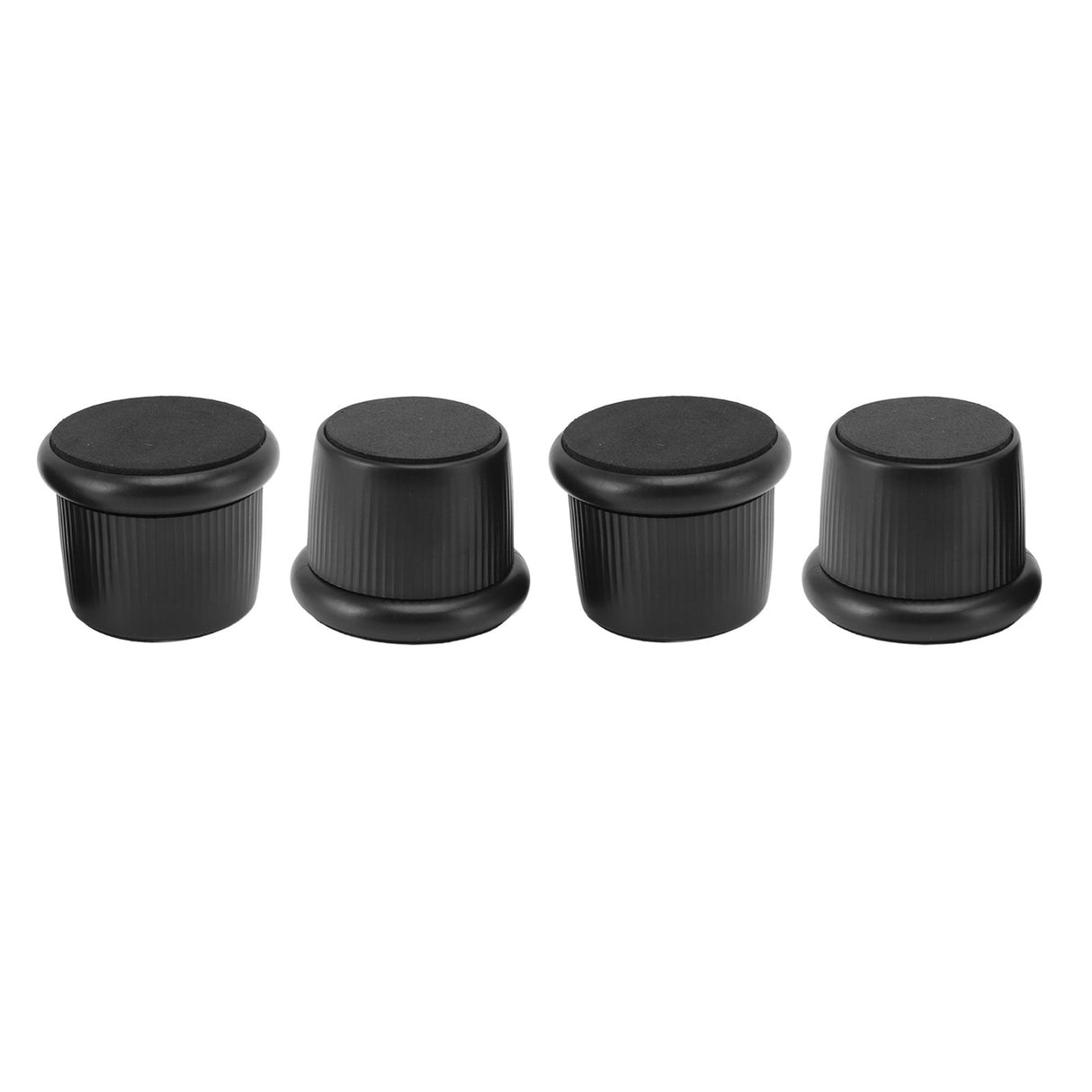 4Pcs Height Adjustable Furniture Riser Wear Resistant Non Slip Furniture Pads for Coffee Machine Sofa Black