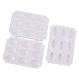 Meatball Making Mold ABS Meatloaf Maker Press Tool Dishwasher Safe Meatball Maker for Kitchen DIY Nine Grids - Side View