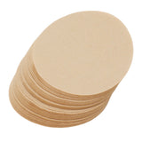 100Pcs 64mm Round Coffee Filter Unbleached Natural Coffee Filter Paper for 1 to 2 People Measure