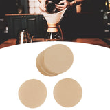 100Pcs 64mm Round Coffee Filter Unbleached Natural Coffee Filter Paper for 1 to 2 People Measure - Extra Image