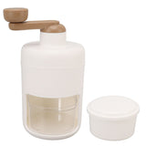 Manual Ice Crusher Hand Ice Shaver Machine Snow Cone Maker Drink DIY Set for Home Kitchen