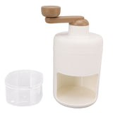 Manual Ice Crusher Hand Ice Shaver Machine Snow Cone Maker Drink DIY Set for Home Kitchen