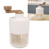 Manual Ice Crusher Hand Ice Shaver Machine Snow Cone Maker Drink DIY Set for Home Kitchen - Extra Image