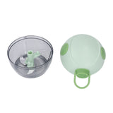 Manual Garlic Chopper Multifunctional Mini Hand Pull String Garlic Mincer Food Processor for Home Green