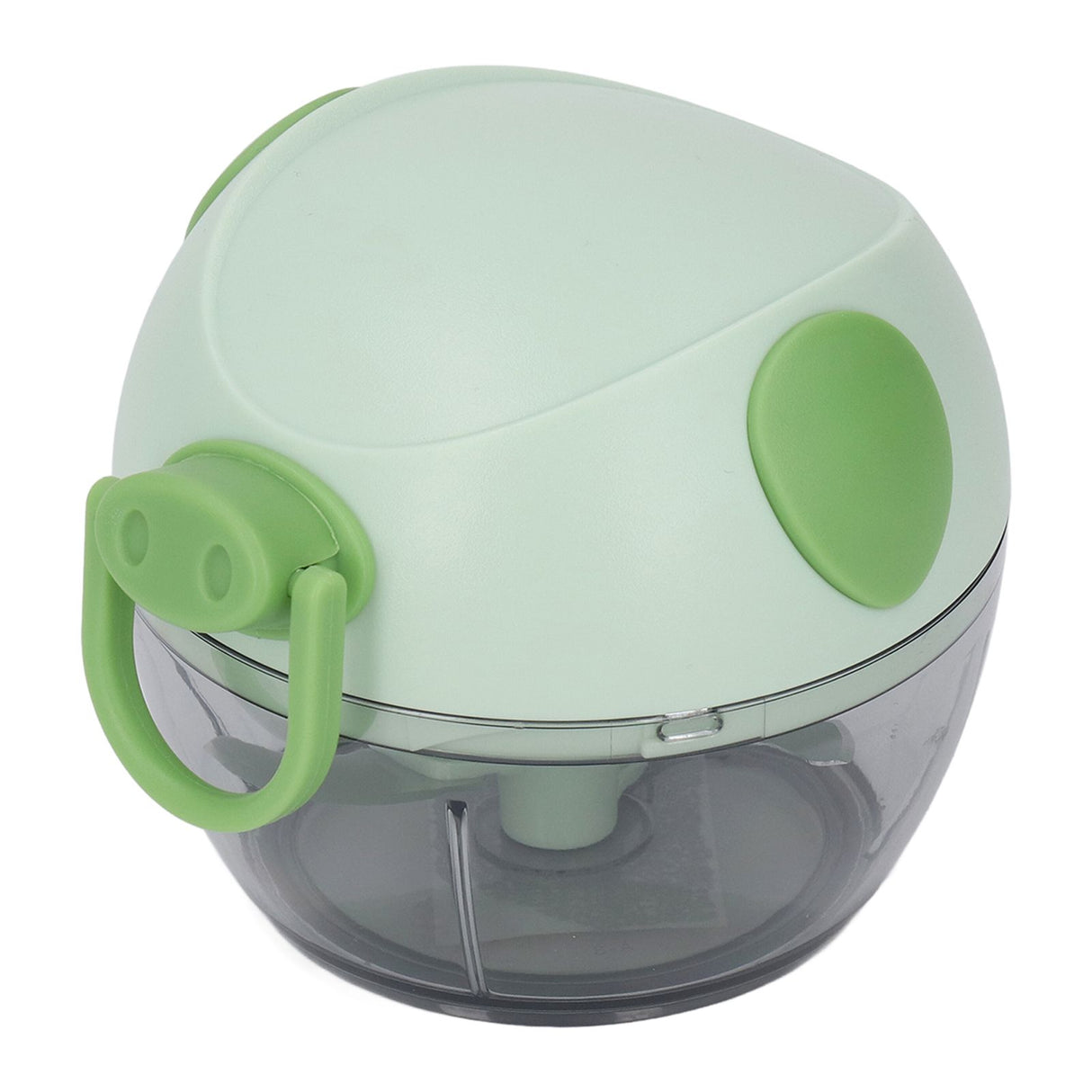 Manual Garlic Chopper Multifunctional Mini Hand Pull String Garlic Mincer Food Processor for Home Green