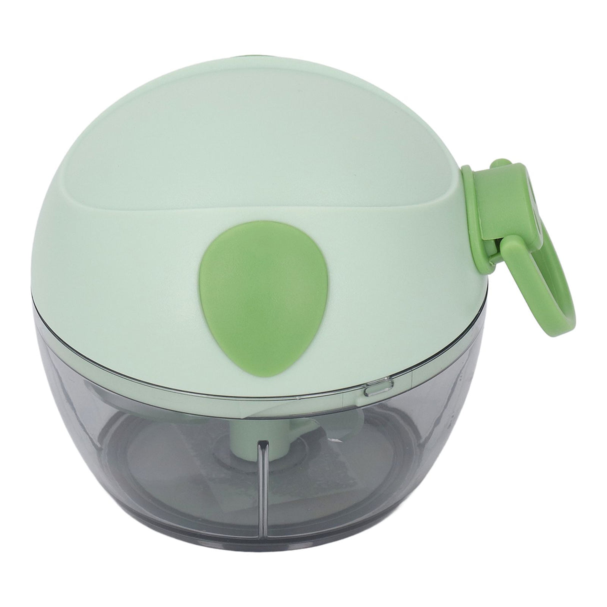 Manual Garlic Chopper Multifunctional Mini Hand Pull String Garlic Mincer Food Processor for Home Green