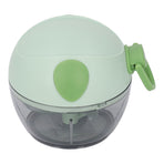 Manual Garlic Chopper Multifunctional Mini Hand Pull String Garlic Mincer Food Processor for Home Green